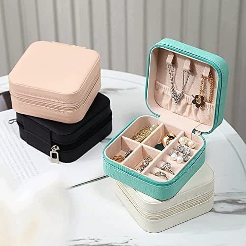 Mini Jewellery Box – Portable Organizer for Rings & Earrings