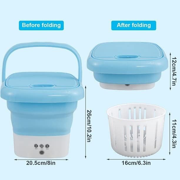 Folding Mini Washing Machine – Compact & Portable Washer