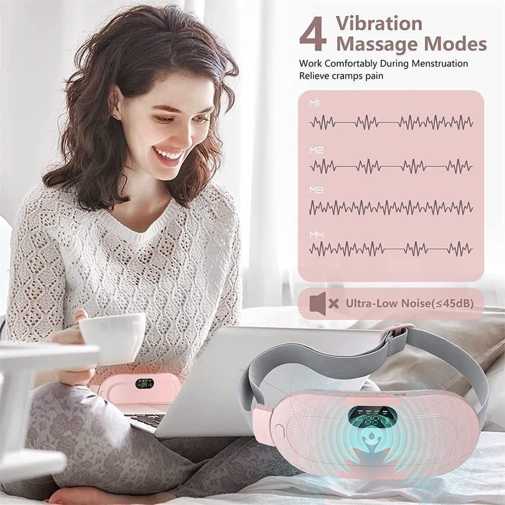 Electric Heating Belt for Period Cramp Relief – Adjustable & USB Rechargeable