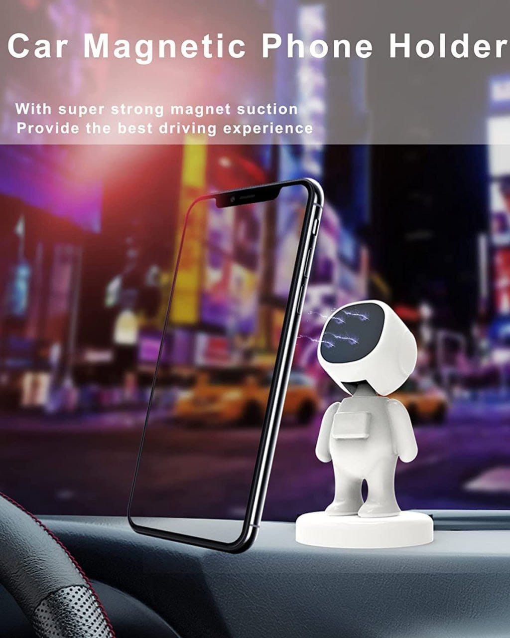 Magnetic Phone Holder – 360° Car Mount for Smartphones