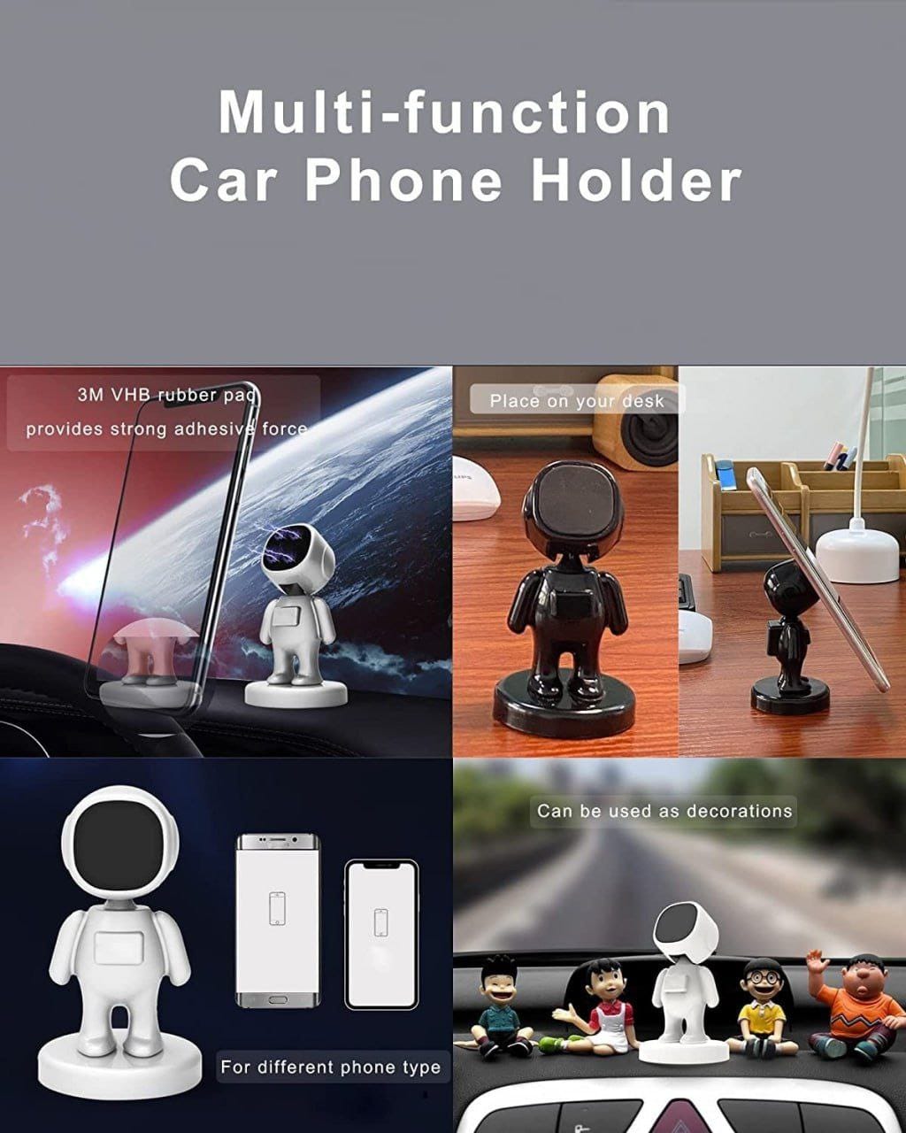 Magnetic Phone Holder – 360° Car Mount for Smartphones