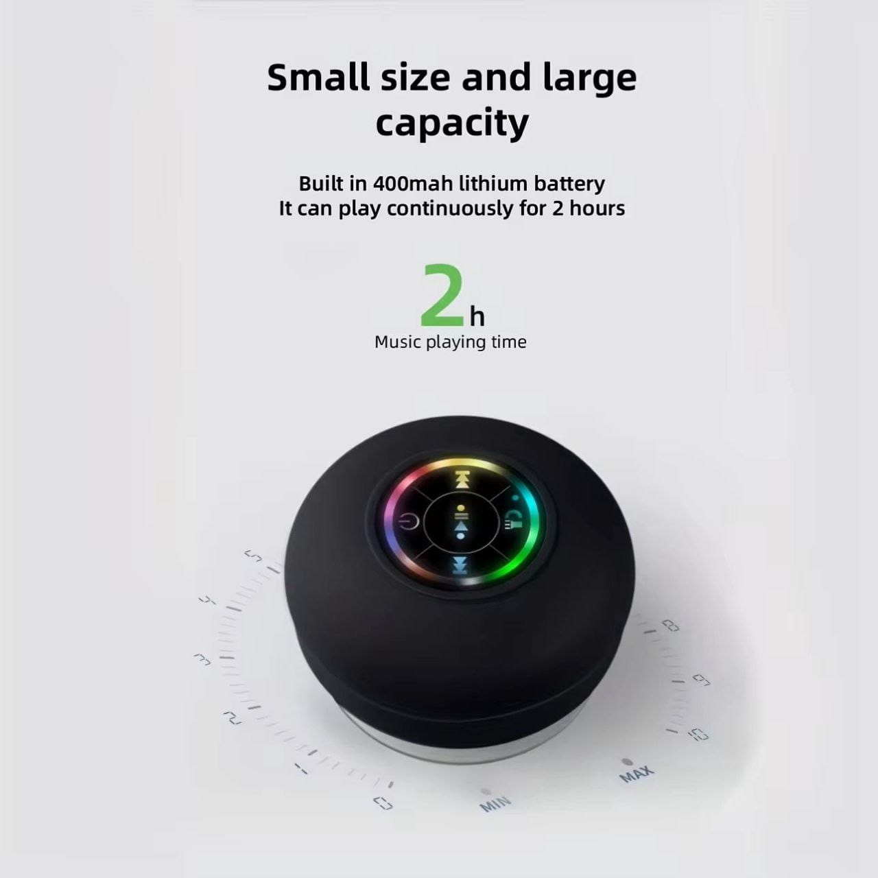 IPX4 Waterproof Suction Cup Wireless Speaker