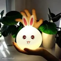 Rabbit Silicon Night Lamp – Big Face Bunny LED Night Light