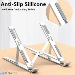 Aluminum Laptop Stand – Foldable, Adjustable & Ergonomic
