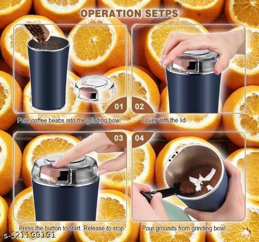 Electric Portable Grinder – USB Rechargeable Mini Chopper for Kitchen Use