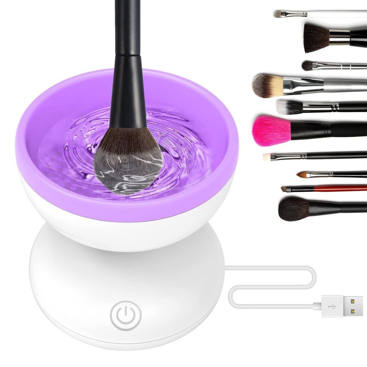 Electric Makeup Brush Cleaner Machine – Fast Spin Dryer & Deep Clean Washer