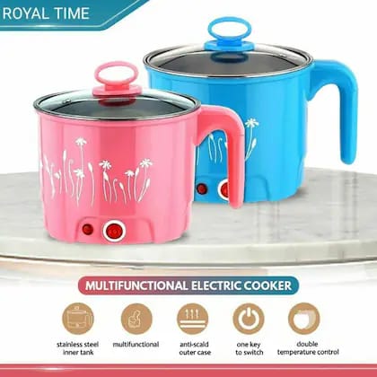 Multifunctional Electric Cooker – Portable Mini Cooking Pot