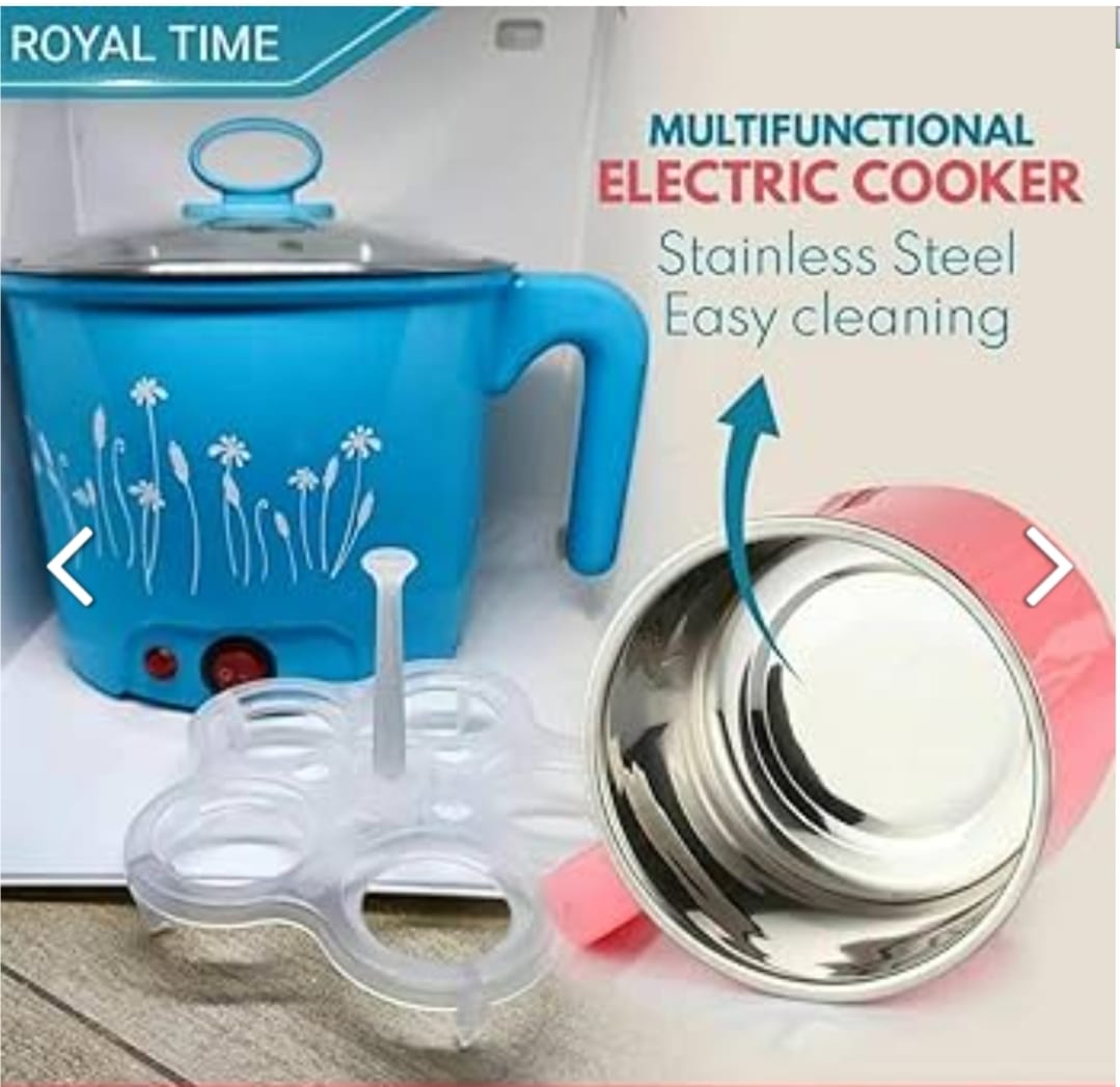 Multifunctional Electric Cooker – Portable Mini Cooking Pot