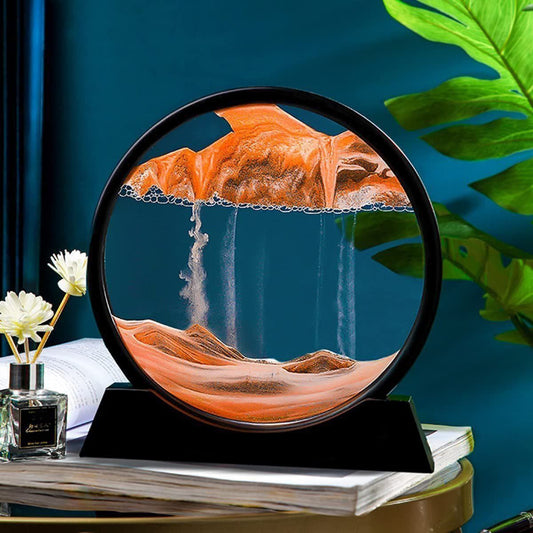 Moving Landscapes – Rotating Sand Art Frame for Home & Office Decor