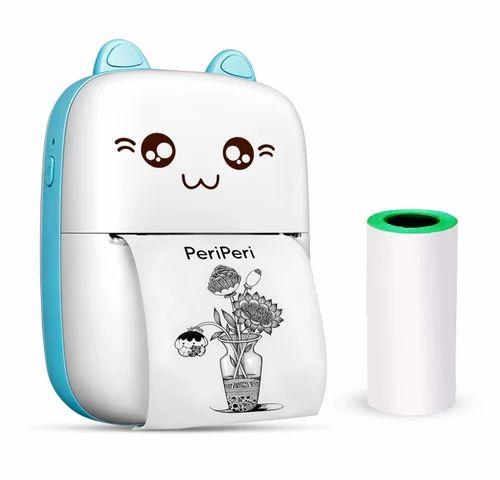 Mini Pocket Printer – Portable Bluetooth  for Photos & Stickers