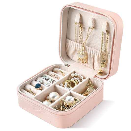 Mini Jewellery Box – Portable Organizer for Rings & Earrings