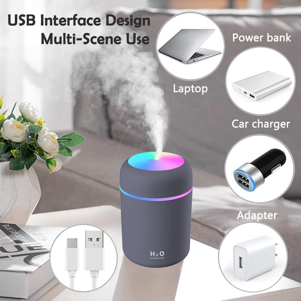 H2O Humidifier – Ultrasonic Cool Mist Diffuser
