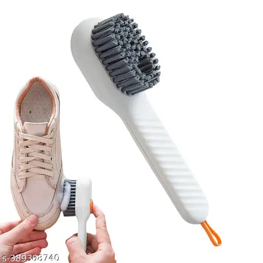 Shoe Cleaning Brush with Built-in Dispenser – 2-in-1 Scrubber