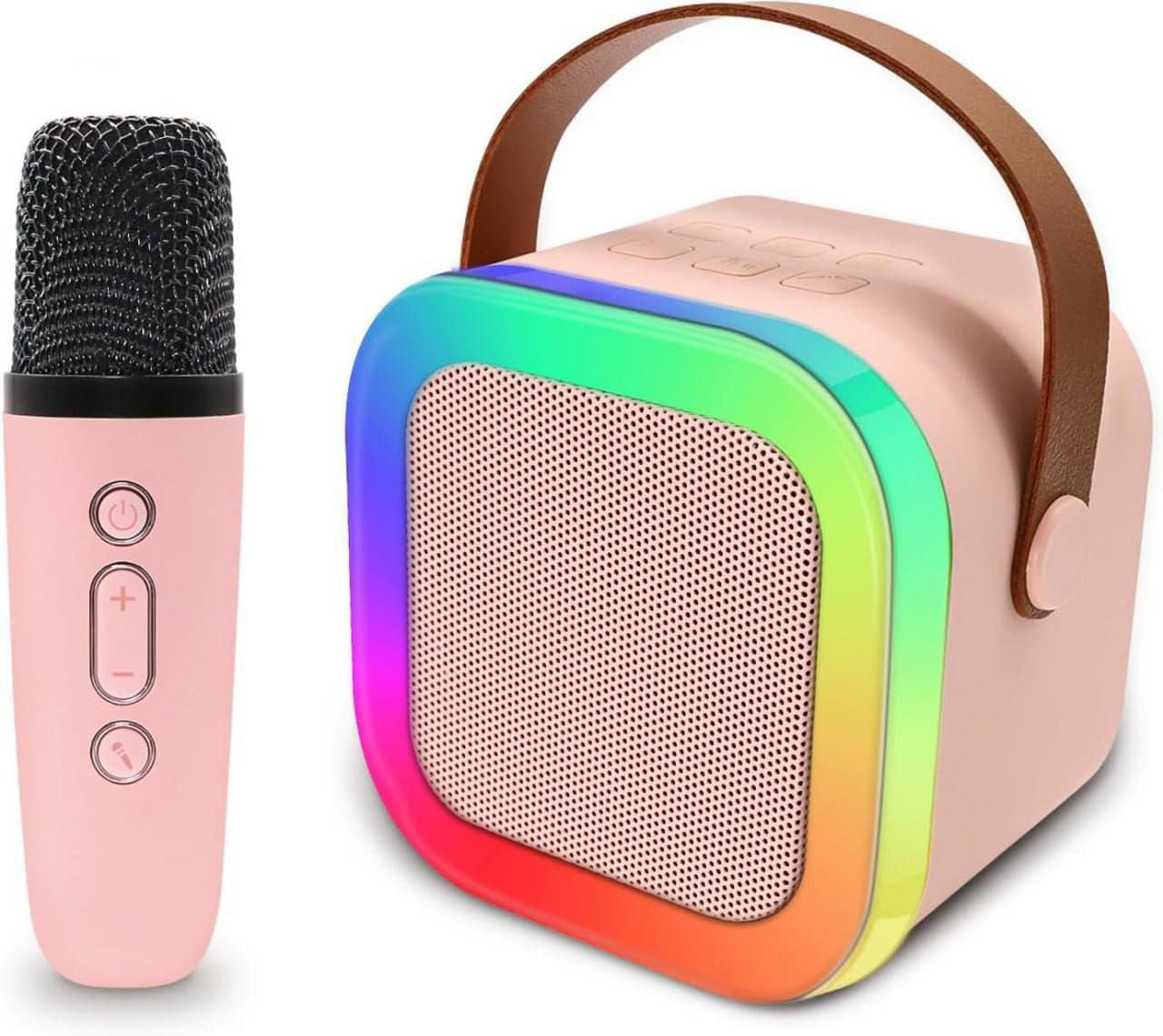 Mini Portable Bluetooth Speaker with Wireless Mic – Rechargeable