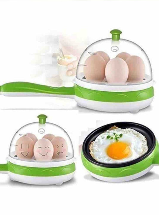 2 in 1 Egg Boiler + Pan – 7 PCS Multi-Purpose Cooker