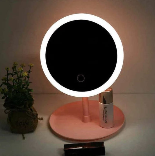 LED Makeup Mirror – Touch Control with Adjustable Lighting